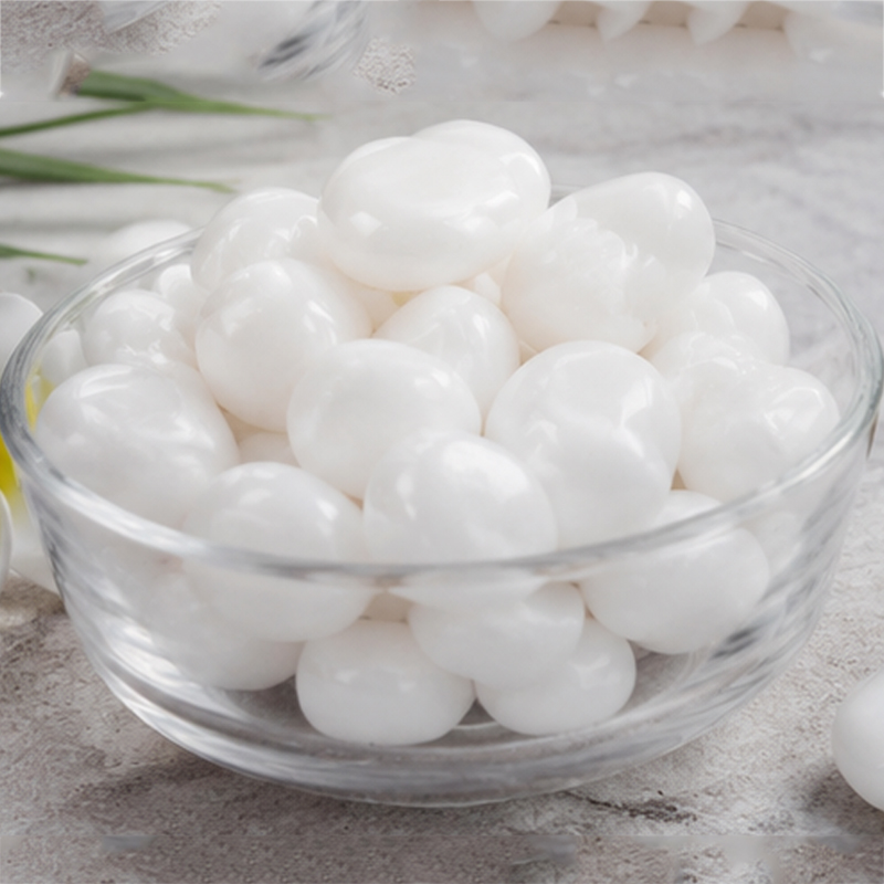 Aquarium Sand White - أحجار نهرية بيضاء طبيعية مصقولة 200-800