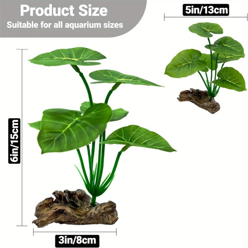 1 قطعة نباتات حوض السمك الاصطن - مراجعة Aquarium Plant Roots وسعره