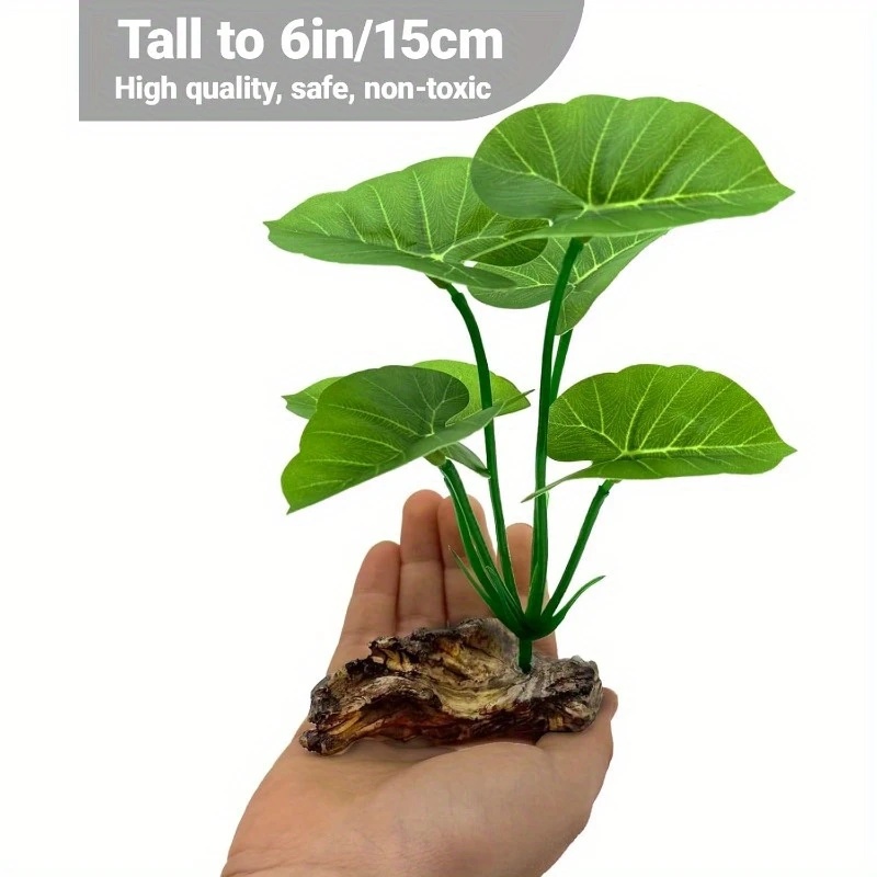 1 قطعة نباتات حوض السمك الاصطن - مراجعة Aquarium Plant Roots وسعره