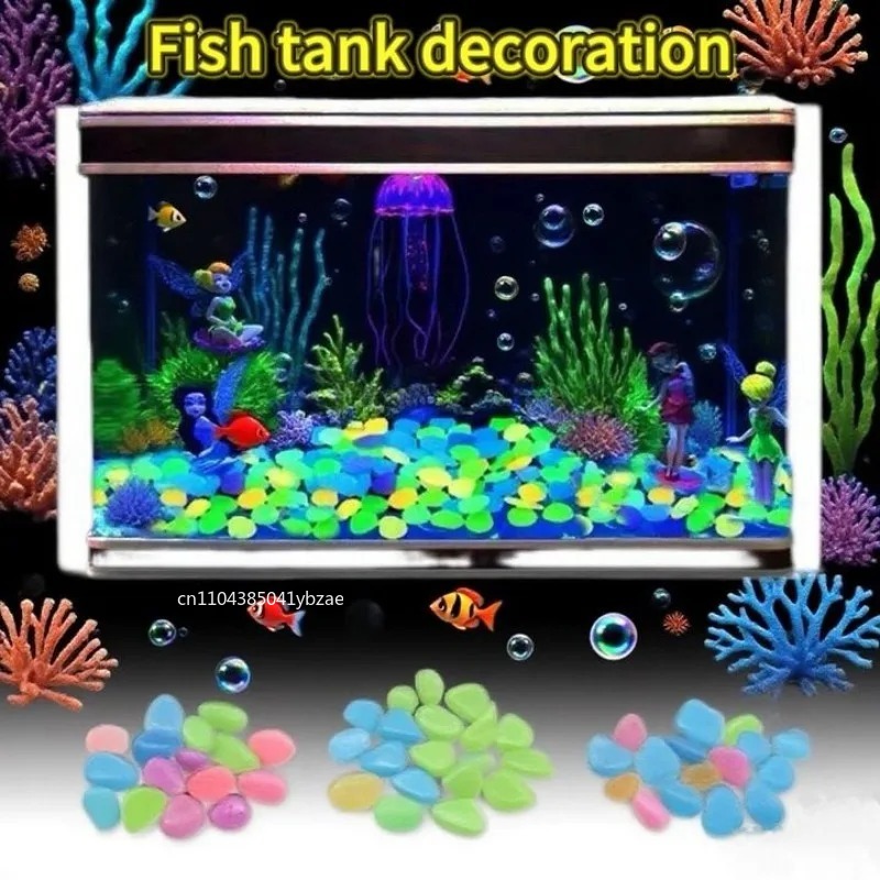 100-800 قطعة يتوهج في الحصى ال - مراجعة Aquarium Planted Plants وسعره