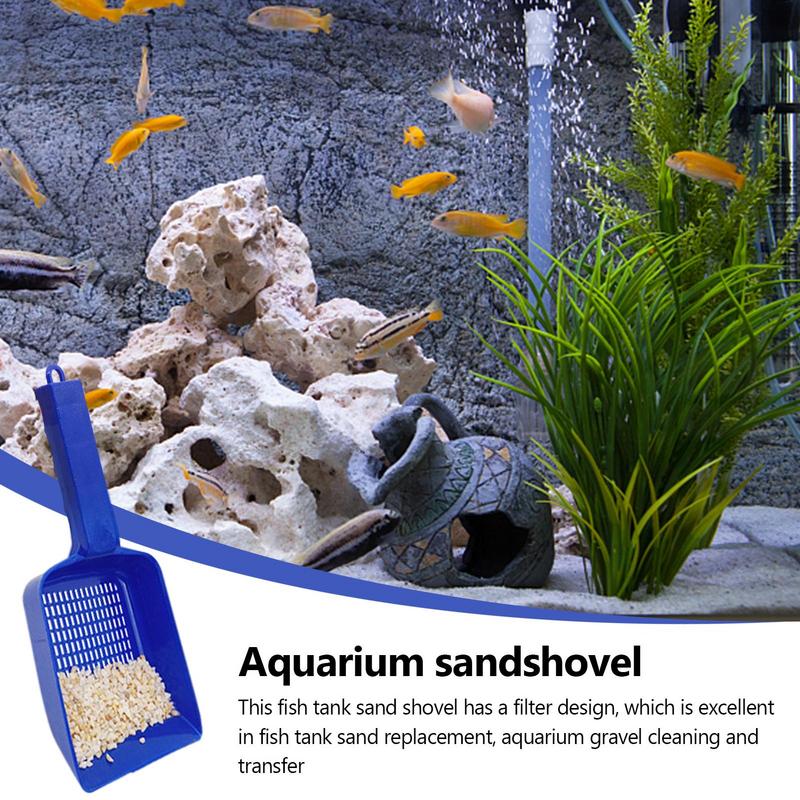 حوض السمك مصفاة الحصى مجرفة مك - مراجعة Aquarium Plant Gravel وسعره