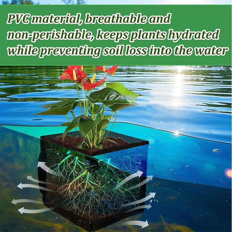4 قطع سلال زراعة شبكية سوداء ل - مراجعة Aquarium Planted Plants وسعره