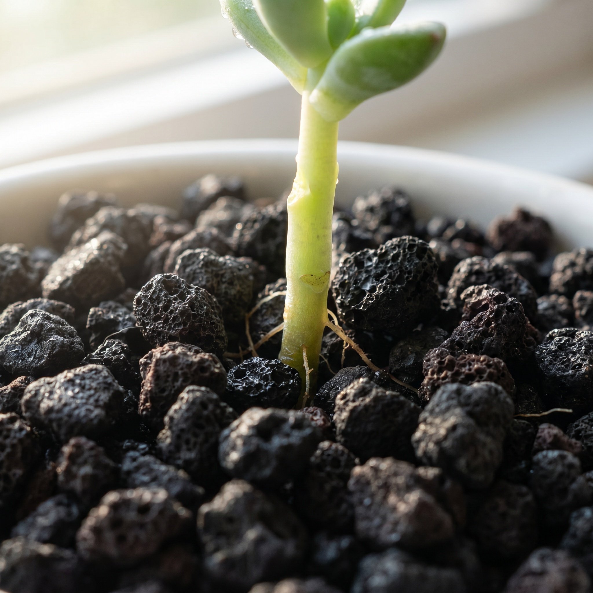 صخور حجرية بركانية سوداء للزين - مراجعة Aquarium Plant Gravel وسعره
