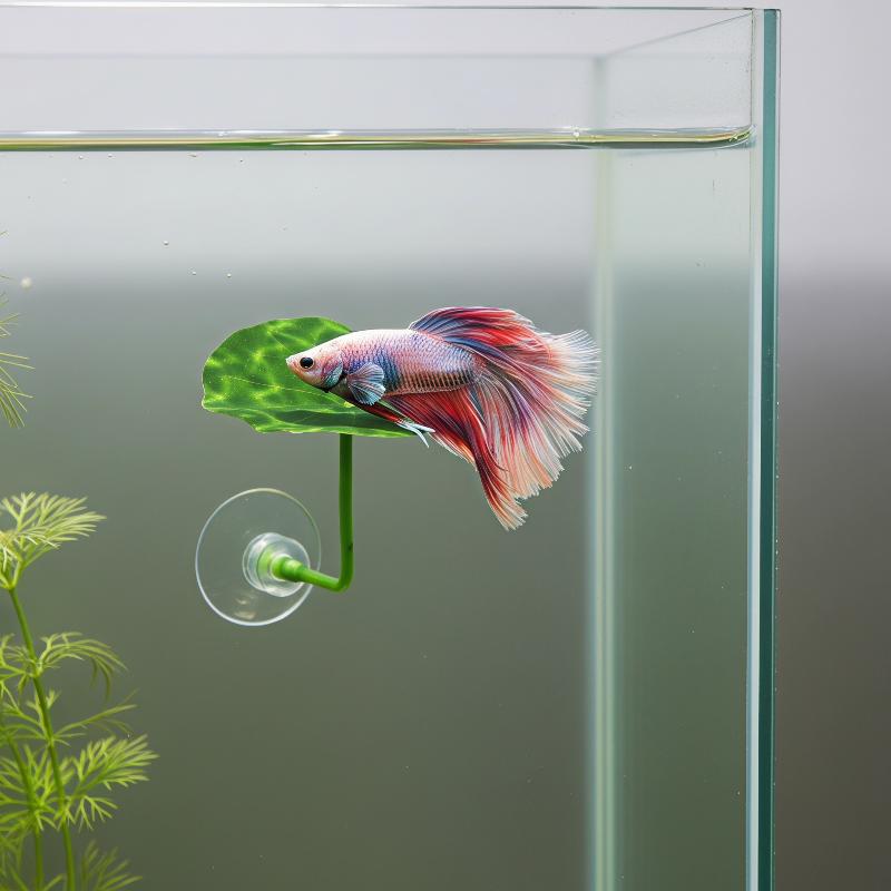 3/5/10 قطع من أوراق اللوتس الب - مراجعة Planted Aquarium For Betta وسعره