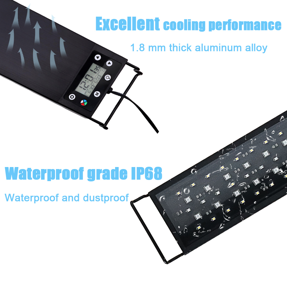 إضاءة LED لحوض السمك بطول 30-6 - مراجعة Aquarium Planted Tank Fertilizer وسعره