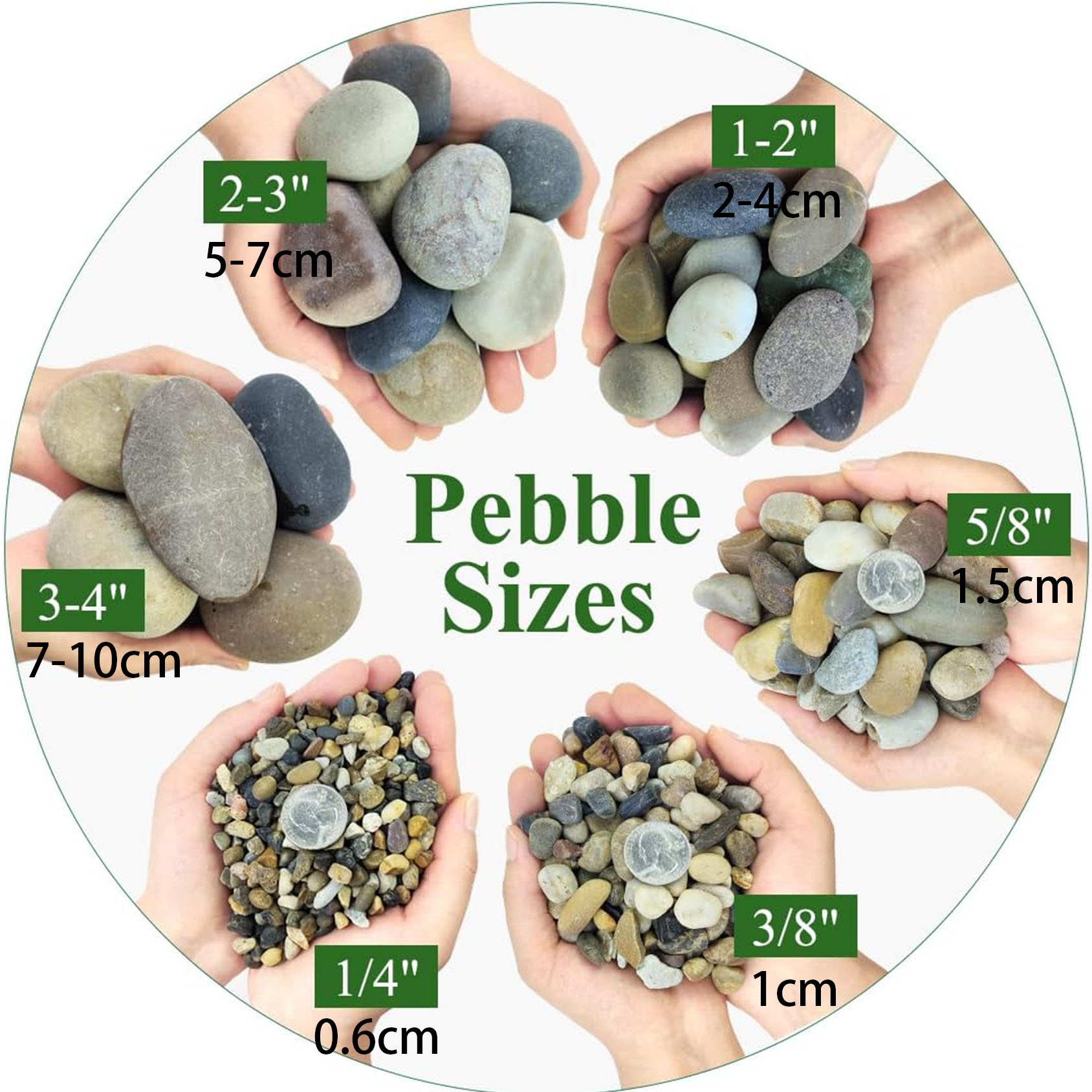 صخور النهر الطبيعي، 1/4 بوصة ح - مراجعة Aquarium Plant Gravel وسعره